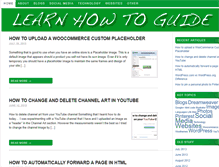 Tablet Screenshot of learnhowtoguide.com